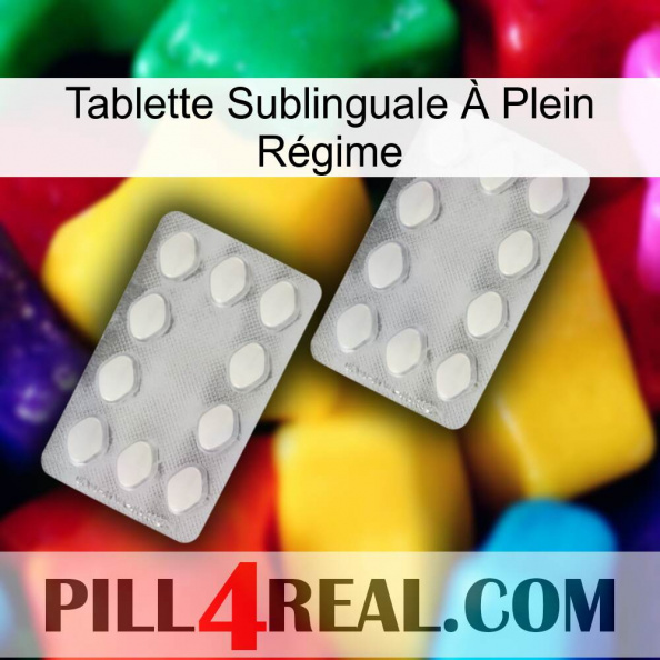 Tablette Sublinguale À Plein Régime 17